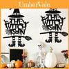 Halloween Witch Door Hanger Decorations With Bat And Ghost Theme For Party And Haunted House Decor