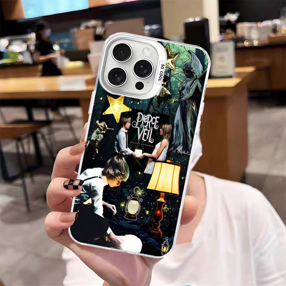Classic Band P-Pierce T-The V-Veil Phone Case For IPhone 16 15 14 13 12 11 17 Pro MAX Plus Pro Matte Shockproof Cover