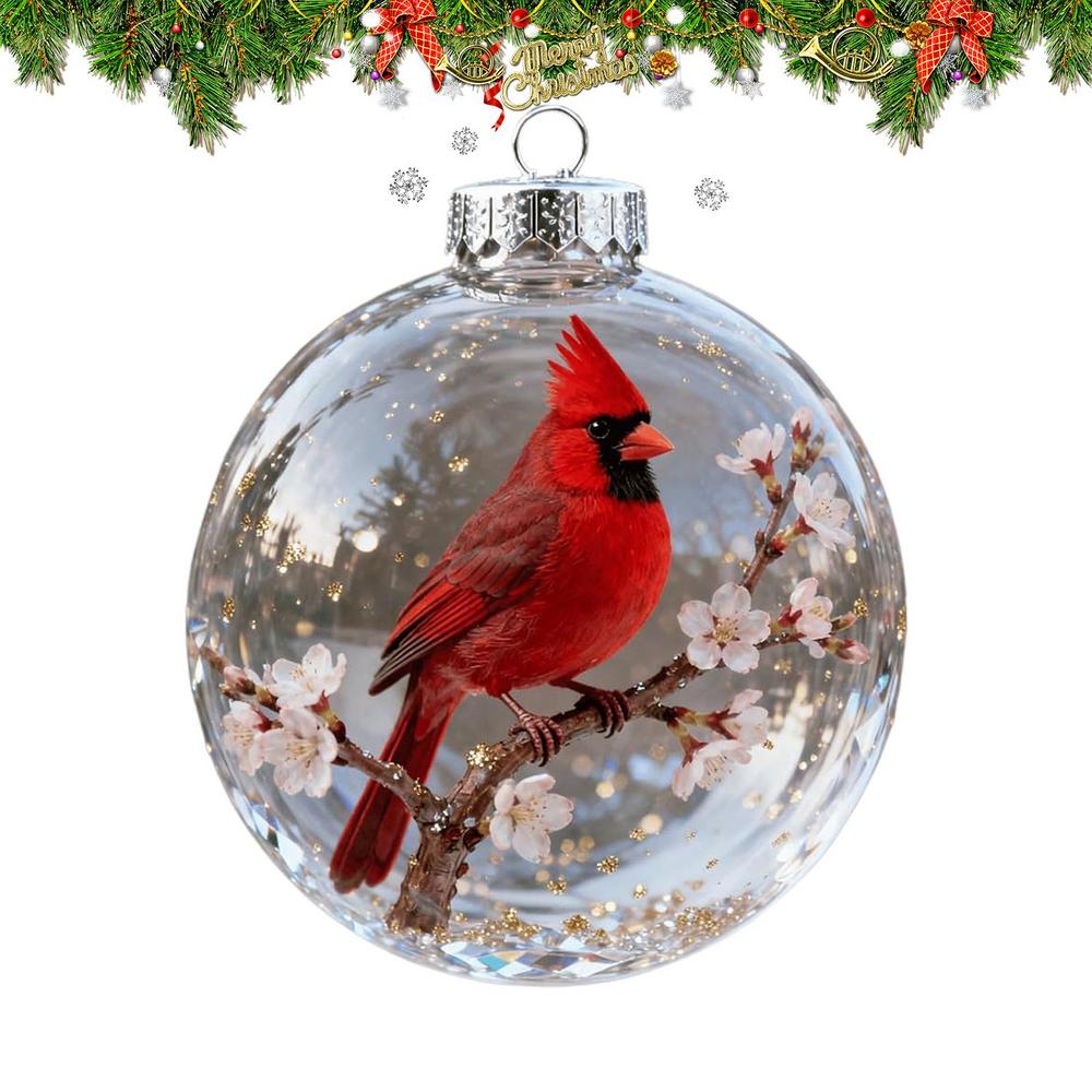 Christmas Tree Bird Ornaments 3D Hummingbird Festive Reusable Display Decor Christmas Ornaments Bird For Window Indoor Tabletop