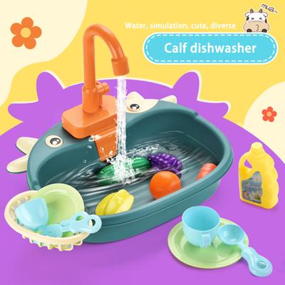 Kitchen Sink Washbasin Toy With Running Water Play House Kitchen Sink Role Play Toys For Toddler