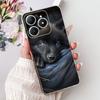 4G Clear For Realme Note 60 Case RMX3933 Luxury Butterfly Love Flowers Cool Lion Painted Phone Case For Realme Note 60X RMX3938