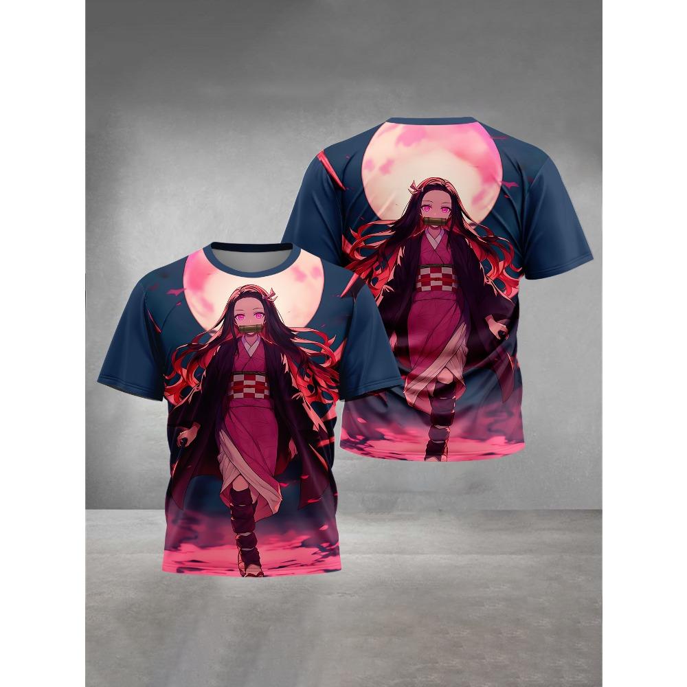 3D Print HOT Anime D-DemonS S-SlayerS Baby Clothing  Male Outdoor Clothes for Children Boy Girl Child T-Shirt Top