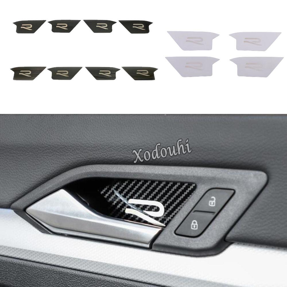 

Для VW Volkswagen Golf8 Golf 8 2022 2023 автомобильный чехол из нержавеющей стали, дверной внутренний поручень, ручка, чаша, рамка, лампа