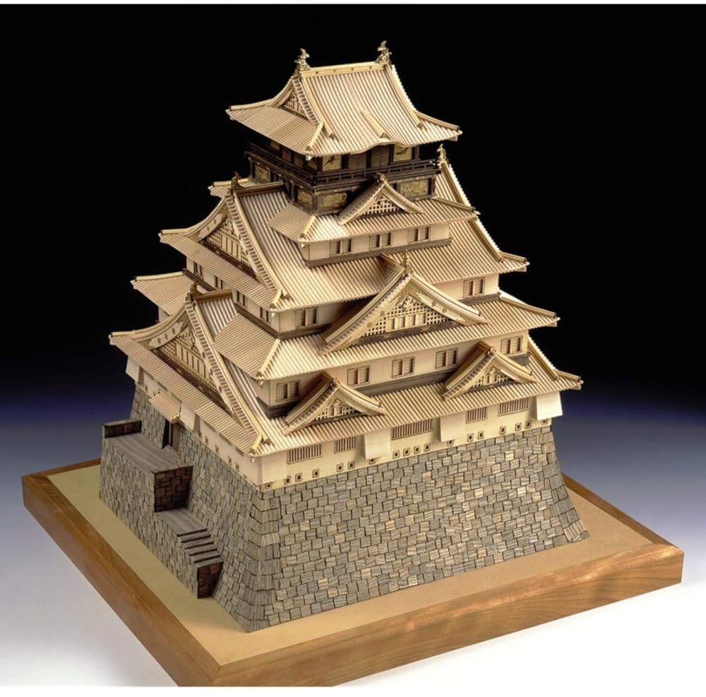 Woody Joe 1/150 Osaka Castle Wooden Model Assembly Kit (Building)