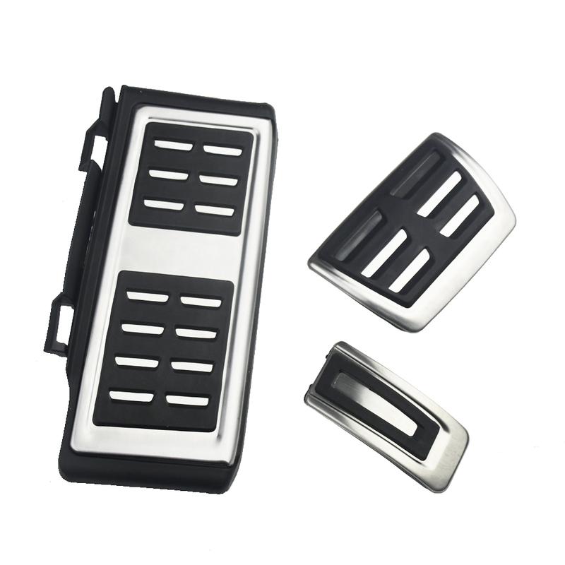 Stainless Steel Pedal Cover For VW T-Roc ROC Tiguan 2017 2018 2019 T-Cross Car Styling Accessories