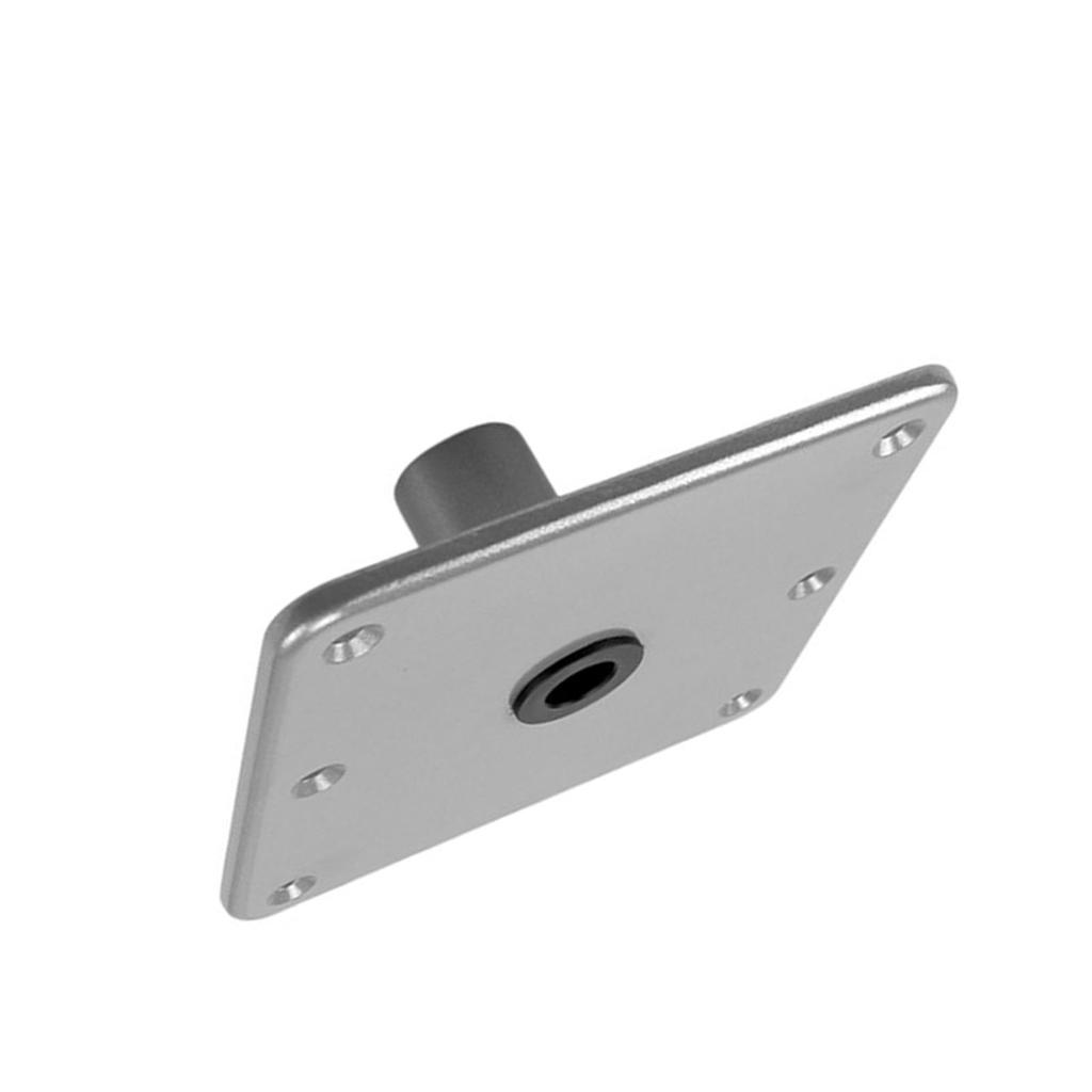 Bootsitzbasis Aluminiumlegierung Marine Bootsitzhalterung Bootsitzsockelbasis mit 34 Zoll Stiftpfosten