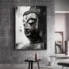 Abstract Meditating Buddha Statue Sitting Lotus Religious Poster Canvas Painting Wall Art Picture Modern Room Home Decor Cuadros