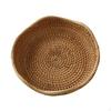 Desktop Woven Basket for Kitchen Use with Fruits and Bread