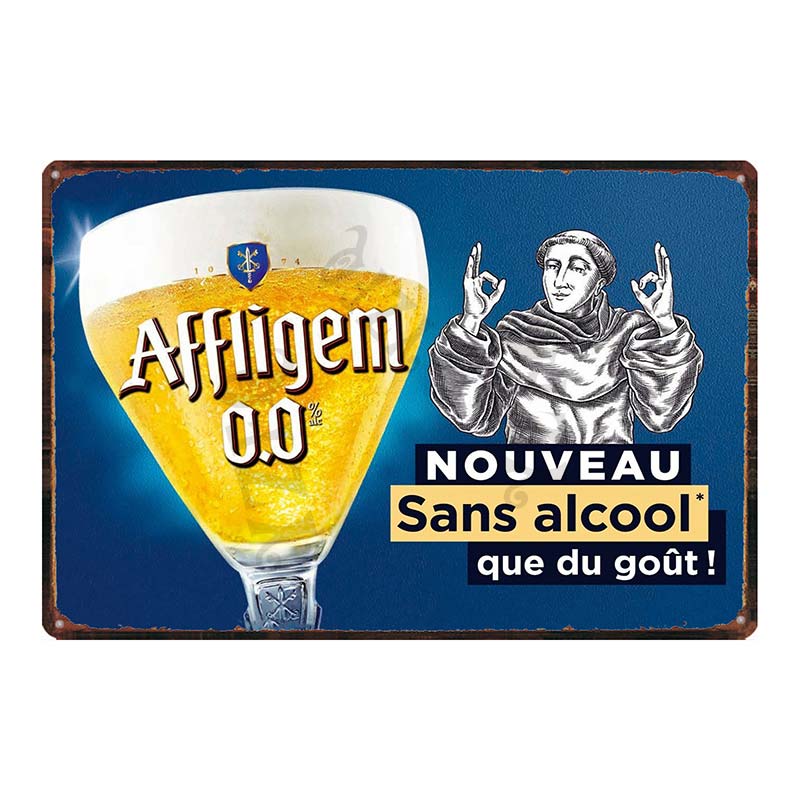 Beer Metal Tin Sign Paix Dieu Mort Subite Retro Poster Affligem For Wall Bar Pub Art Kitchen Coffee Home Decor 30X20CM DU-8499B