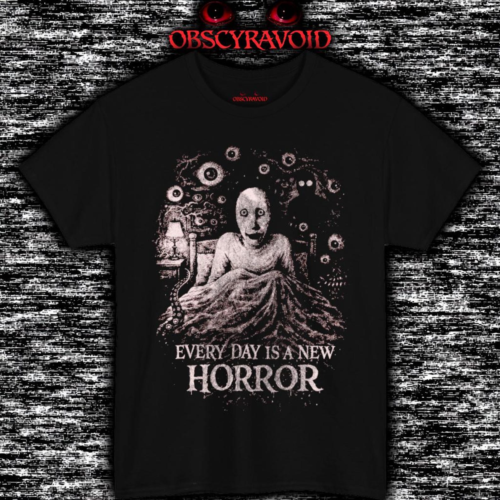 Every Day Is a New Horror T-Shirt Analog Horror Graphic Tee, Creepy Bedroom Entity L
