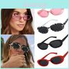 Fashion Women Oval Frame Sunglasses Small Glasses Ladies Retro Sun Glasses With Premium Quality Materials