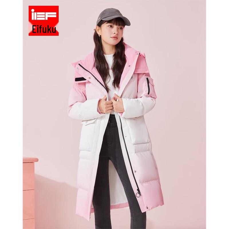 

IEF Women s Korean Style Gradient Long Down Coat L