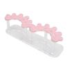 Eyelash Tweezer Holder 8 Hole Pink Thickened Plastic Lash Extension Tweezers Stand for Beauty Salon