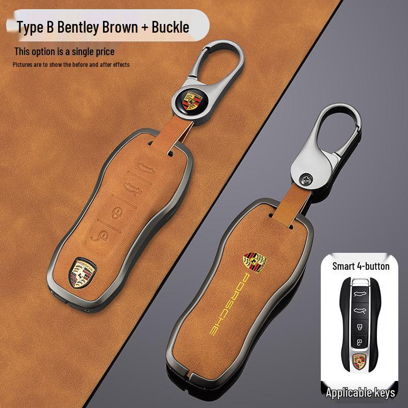 Funda de Carcasa para Llave Porsche para Cayenne, Panamera, Macan, 911, 718, Taycan