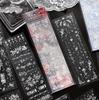 3 Sheets Butterfly Moon Star Stickers PET Transparent Decorative Stickers For Craft Album Journal Scrapbooking
