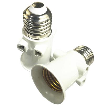 E27 Cap de flacără împărțit Conector mușcă E27 Adaptor bec Suport lampă Soclu de bază Conversie Accesorii de iluminat