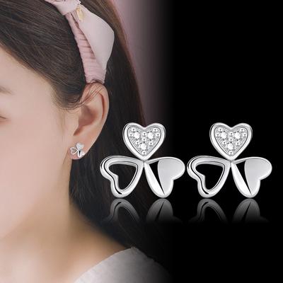 Earrings for Women, Fashionable Clover Small Earrings, Sweet Fashionable Jewelry