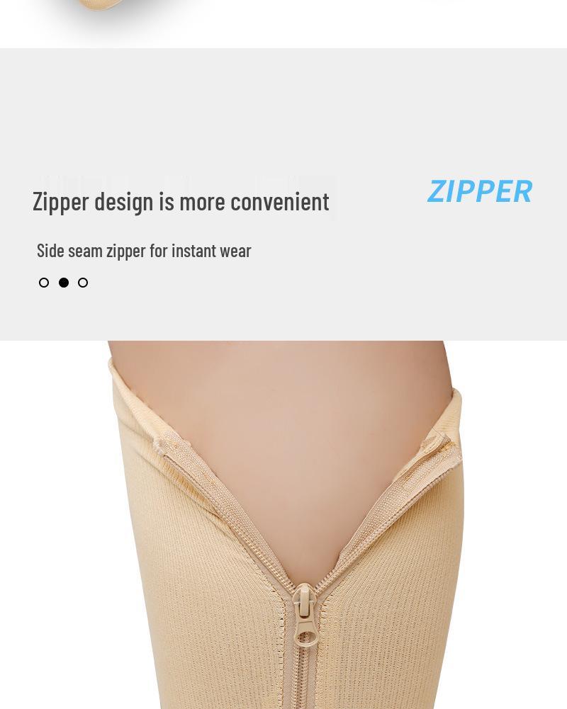 Unisex Skarpety Kompresyjne Plus Size do Biegania i Jazdy na Rowerze - Zapinane na Zamek