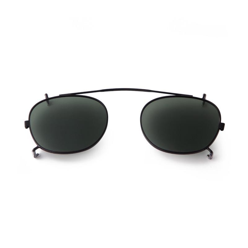 Klassiska Vintage Runda Fyrkantiga Clip-on Solglasögon Män Kvinnor Lyxmärke Designer Retro Avtagbara Polariserade Flip-glasögon SZ06M