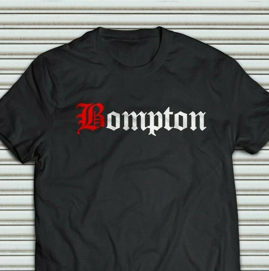 BOMPTON YG 400 COMPTON t-shirt Adult Sizing in Black and Grey L