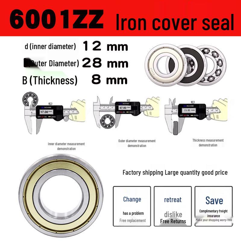 Deep Groove Ball Bearings 6000-6006 Series (RS/ZZ Options)