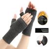 Solid Color Office Bare Finger Gloves Touchable Screen Driving Mittens New Skiing Gloves  Women