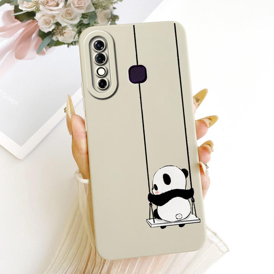For Infinix Hot 8 / Hot 8 Lite X650 X650C X650B X650D Cute Cat Flower Cartoon Phone Case Shockproof Soft Silicone Covers Bumpers