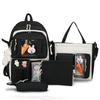 Schoolbag for girls Junior high school students Lightweight primary school students Fresh and sweet Grades 3 to 5 and 6 Large capacity backpack 