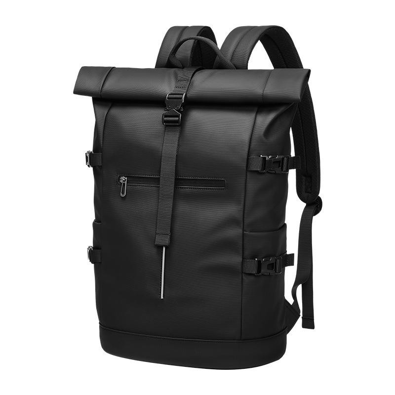 Roll Top Backpack Large Capacity Waterproof Travel Business Laptop Bag Casual Daypack for Men Women College