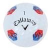 Callaway CHRM TOUR X 24 TRUTRK 3B Golf Sleeved Pack of 3 Balls, (White/FF/Men's),