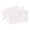 100Pcs White Plastic Dowels Durable Nut Kit Screw Dowel Inserts Bathroom Kitchen Plastic Pre-embedded Rubber Pellets