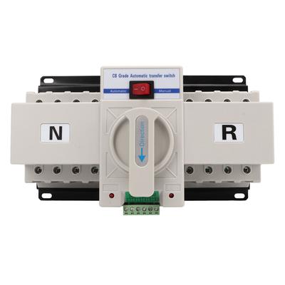 4P Dual Power Automatic Transfer Switch 63A Leistungsschalter Umschalter Brandbekämpfung Typ