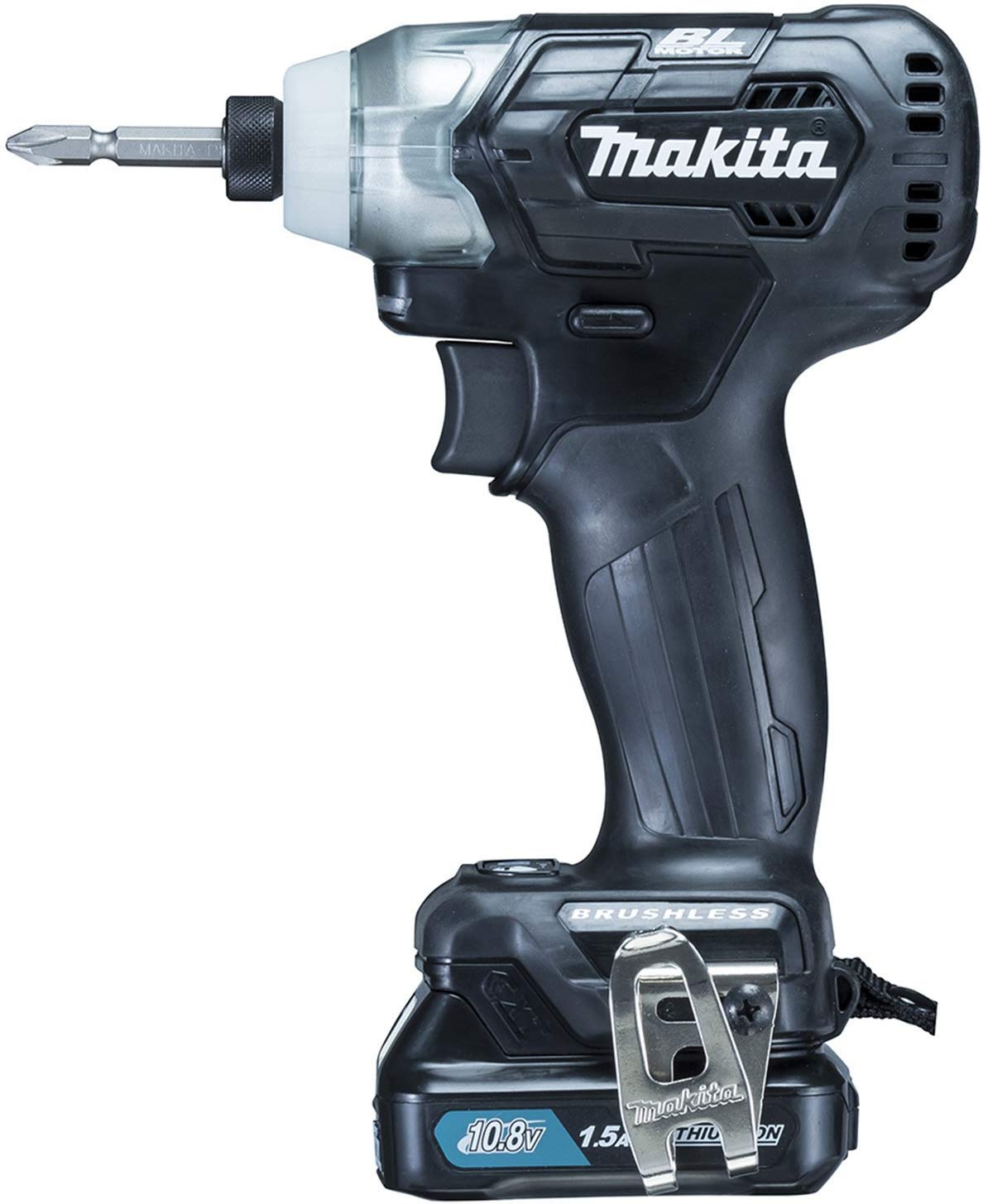 

Makita TD111 Black Impact 135Nm Includes Two Batteries and TD111DSHXB (10.8V) Driver, Torque, 1.5Ah Charger, чёрный