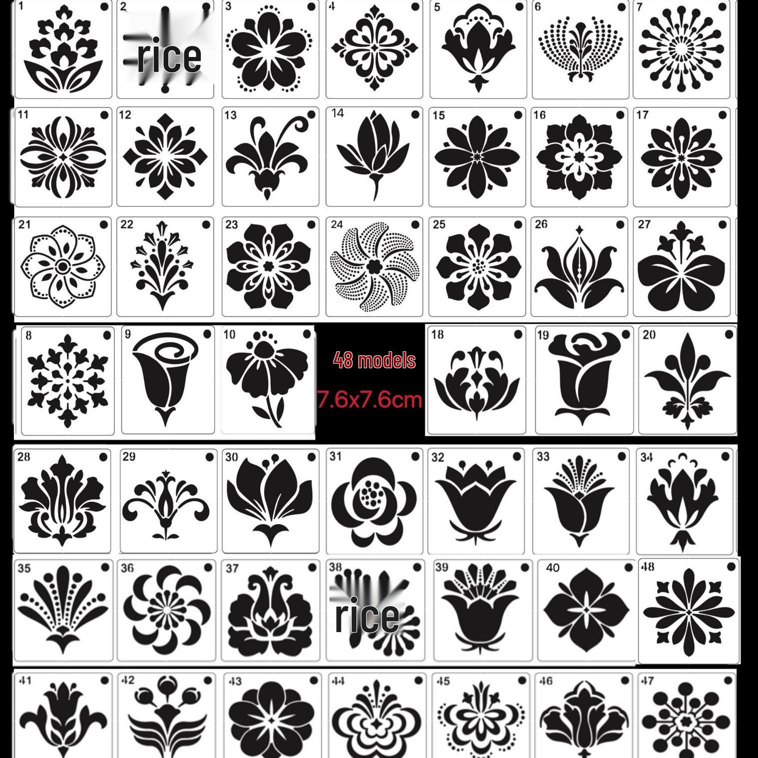 

48 New Mandala Painting Templates for DIY Stone Art - Creative & Handmade