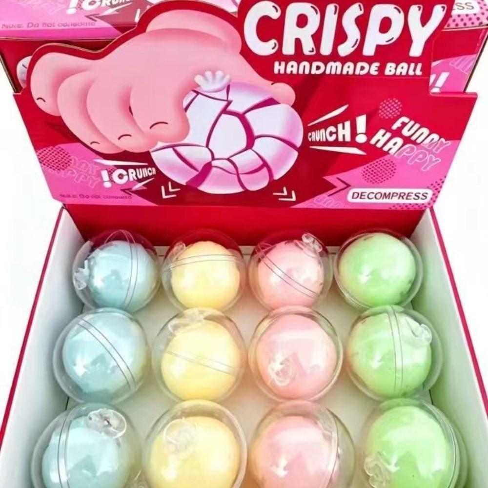 Crispy Sound Chocolate Squish Ball Simulation Chocolate Cracking Ball Crispy Ball Toy Sensory Play