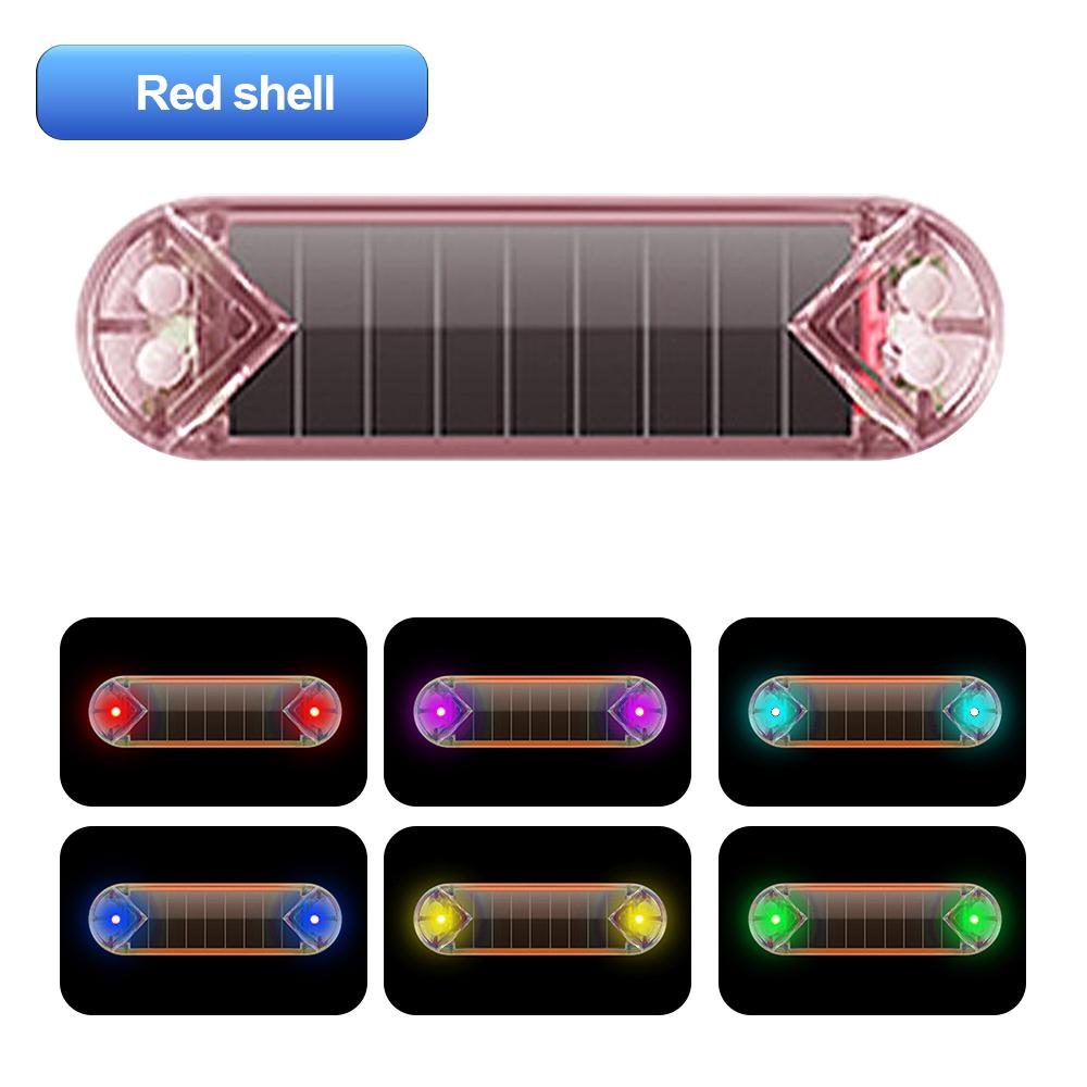 

Солнечная энергия Мини светодиодный автомобильный предупреждающий свет Цветной ночной охранный имитационный сигнальный свет Противоугонная вспышка Предупреждающий стробоскопический свет