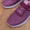 Spring and Summer Breathable Flyknit Walking Shoes Women's Casual Sports Anti-Slip Cloth Shoes for Middle and Old Age