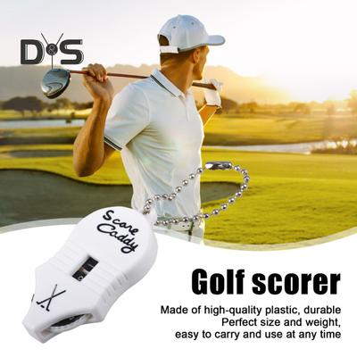 Golf Score Counter Mini Score Tracker Portable 2 Digit Stroke Counting Tool Clicker Keychain Outdoor Golf Sports Scoreboard