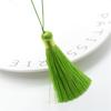 8 cm Kurzer Dicker Quaste Geschlossen Anti-Falten Vertikal Eis-Seide Kleine Quaste Hängendes Ohr Lesezeichen Kleidung Haarnadel Quaste Ohr