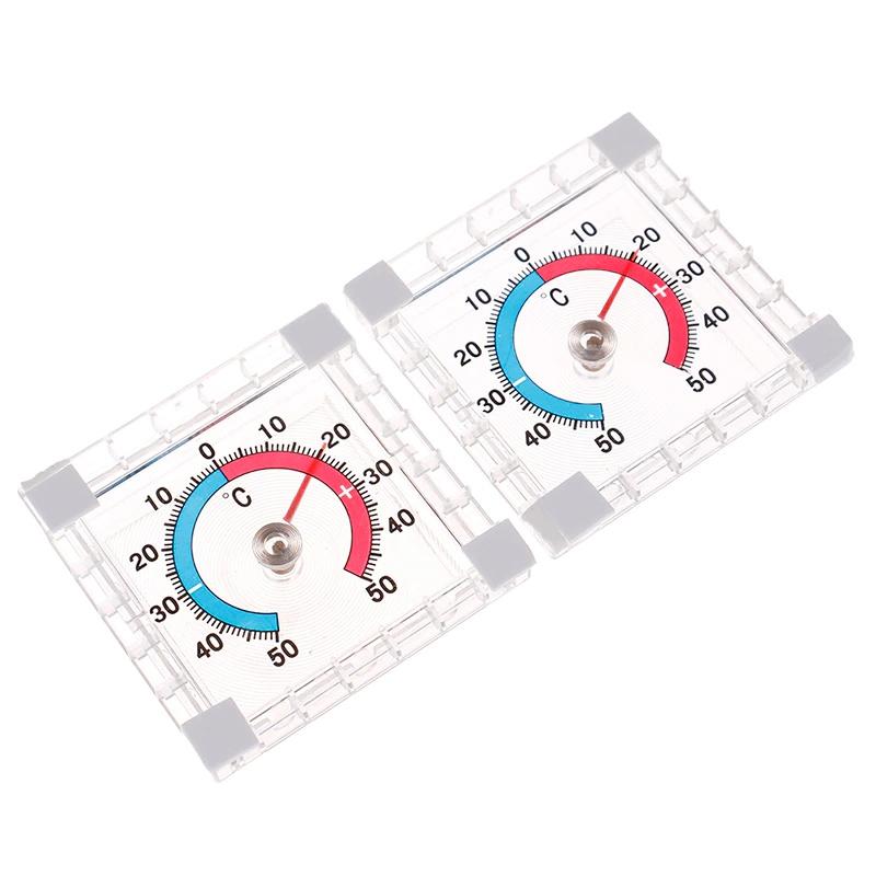 1pc Temperature Thermometer Window Indoor Outdoor Wall Garden Home Graduated Disc Measurement