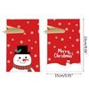 50pcs Christmas Presents Bags Candy Bag Christmas Decorations New Year Presents