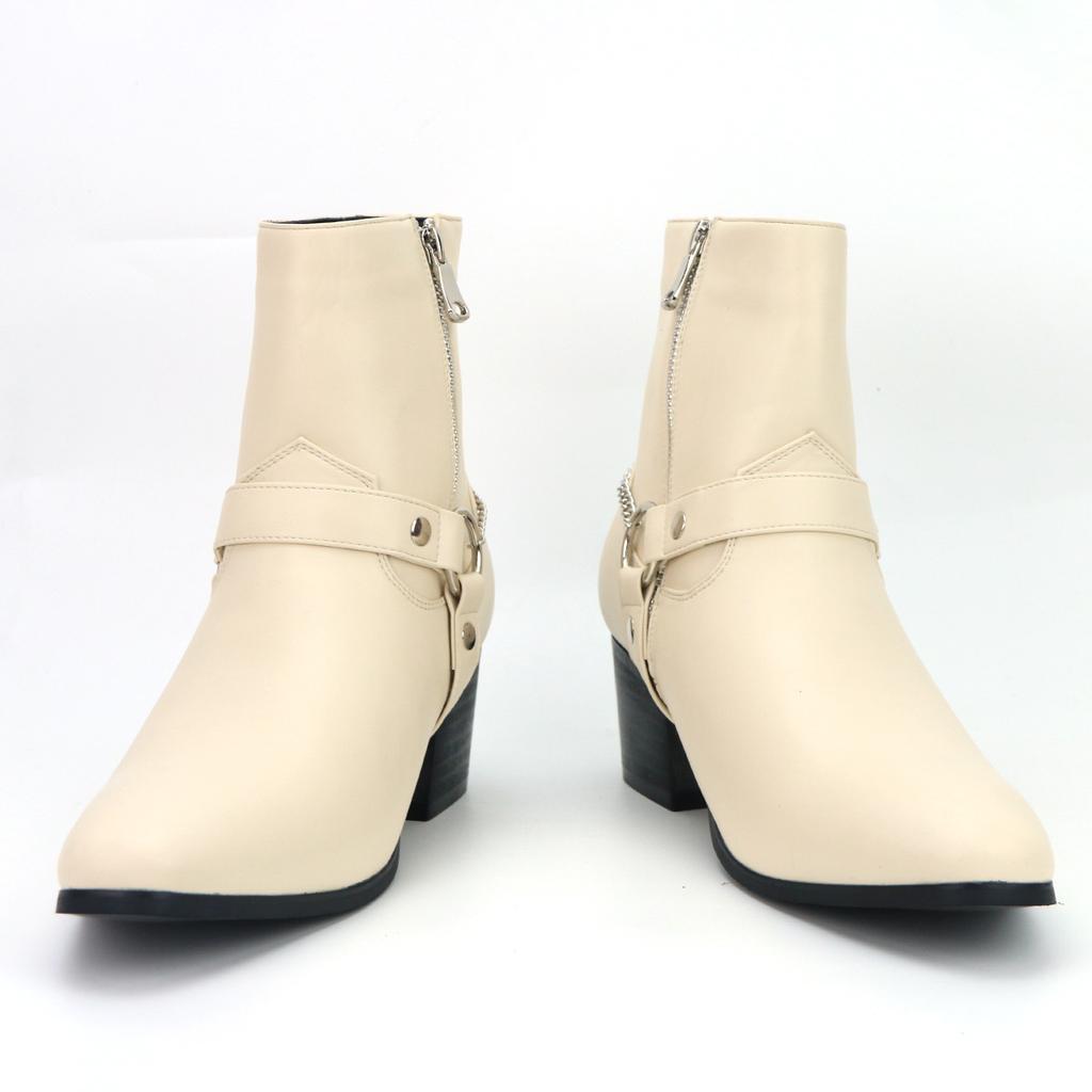 Men's Boots Designer Chelsea Boots Luxury High Quality Men Cowboy Boots Black Brown Zip Wedding Office Dress Shoes