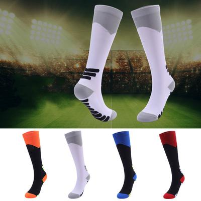 Brothock Lange Fußball-Kompressionsstrümpfe, Sport-Laufsocken, rutschfeste, verschleißfeste Socken