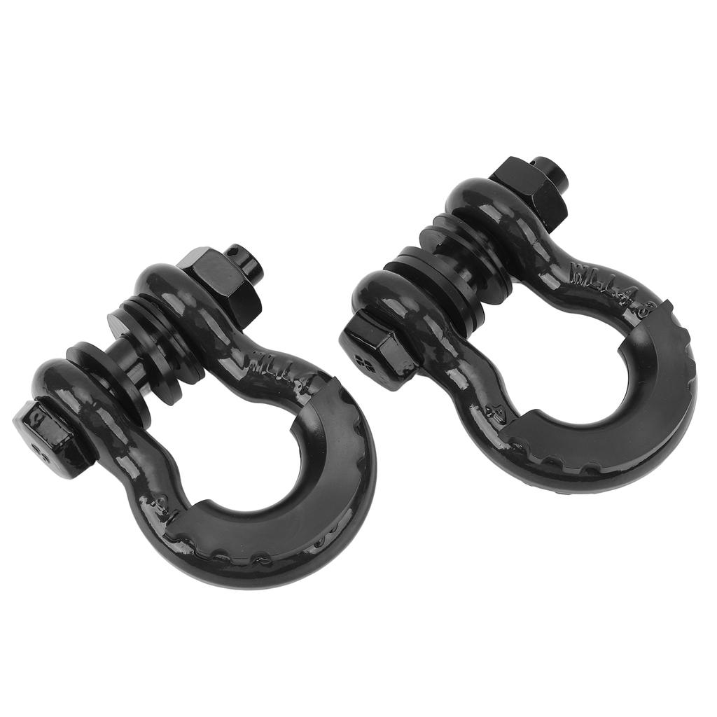 2KS 3 4 Palcové D-kroužkové třmeny s 7 8palcovým čepem a podložkou 5952 lbs Mezní pevnost pro tažný popruh naviják terénní vozidlo