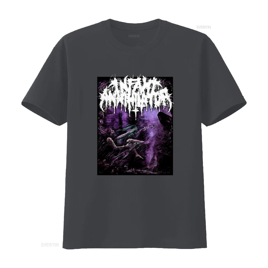 Infant Annihilator Band Music Lover Cotton Black T Shirt All Sizes S 5XL K425 Vintage Washed Stretched Versatile