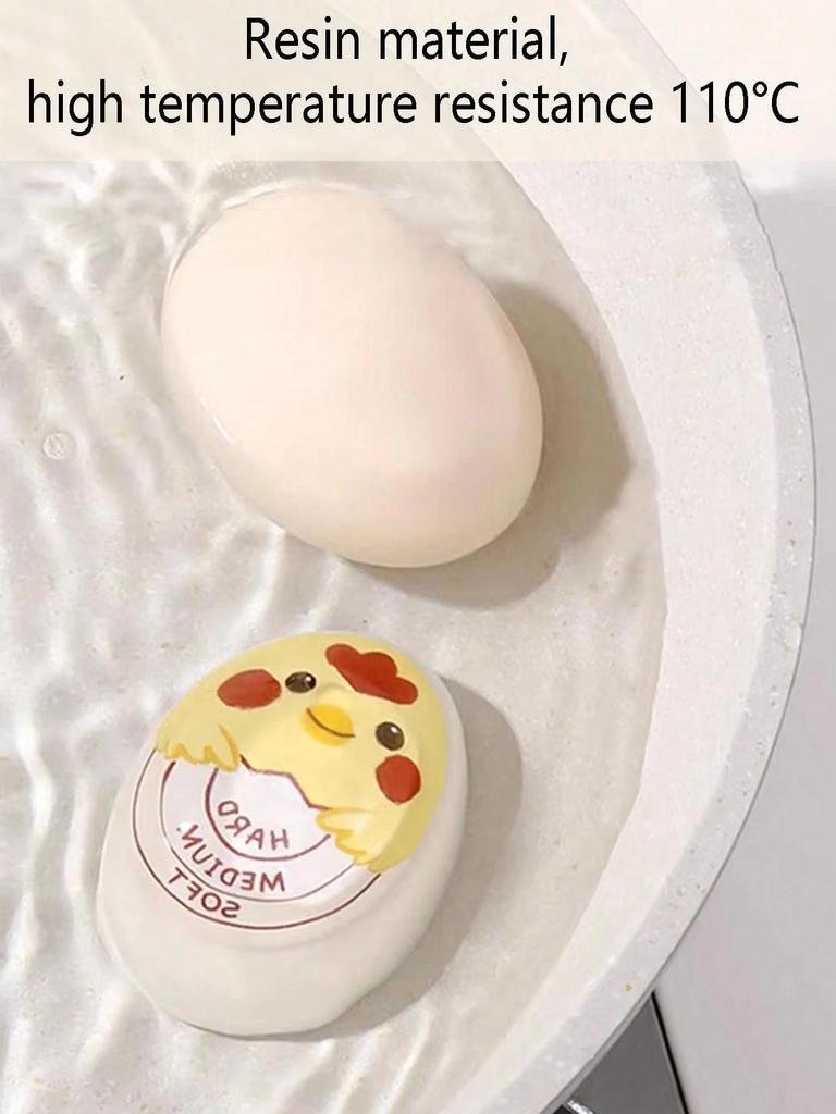 1pc Cute Egg Timer, Hard and Soft Boiled Egg Timer, Color-changing Egg Timer, With Sensitive Indicator, Kawaii Egg Timer Home Kitchen Egg Timer