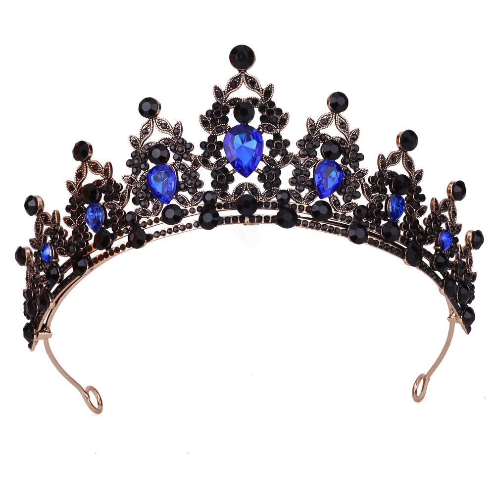 Königliche Kristall Barock Königin Krone Stirnband für Braut oder Geburtstag