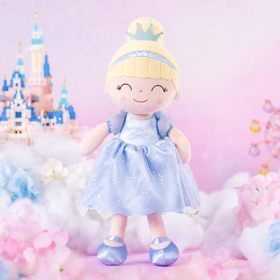 Muñeca de peluche de 16 pulgadas para niñas, princesas de la mansión, juguetes azul pálido, regalos de Navidad para niñas.