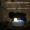 Bluetooth reproduktor s okolním osvětlením Stereoskopická krajina Měsíční světlo Stmívatelné noční světlo Přenosné audio