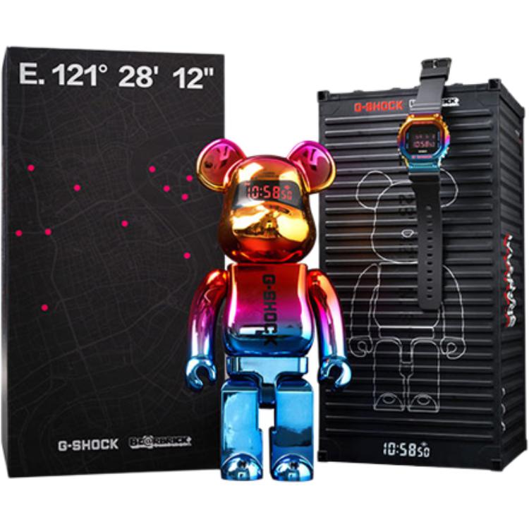 CASIO Men Full Metal Series 43.2mm Black Watch GM-5600SN-1PFB-person